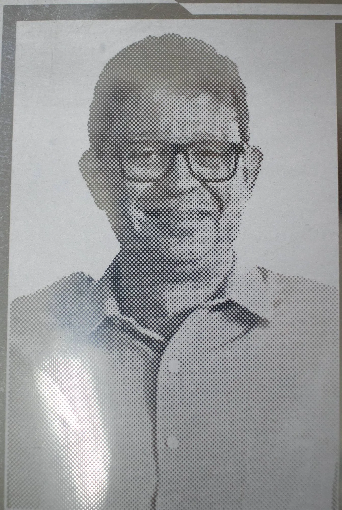 Mário César em um retrato antigo guardado pela família.